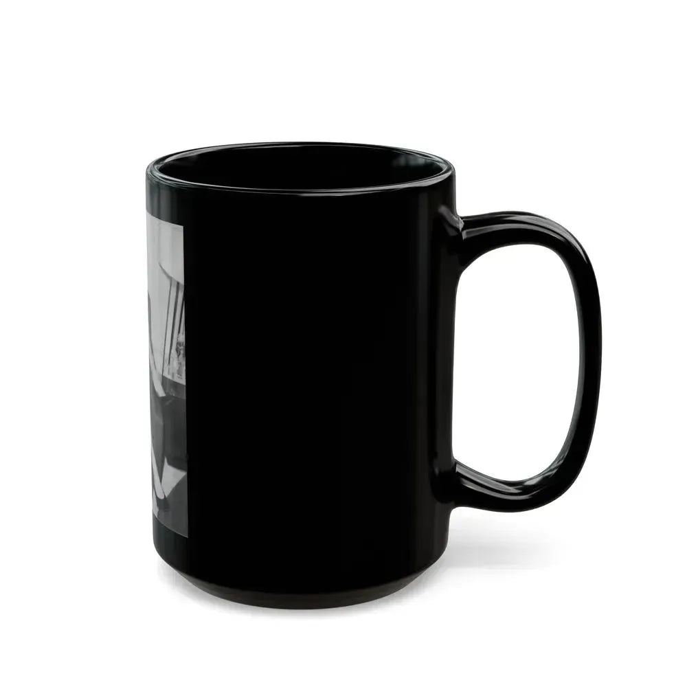 Bettie Page #983 (Vintage Female Icon) Black Coffee Mug - Go Mug Yourself