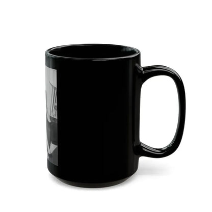 Bettie Page #983 (Vintage Female Icon) Black Coffee Mug - Go Mug Yourself