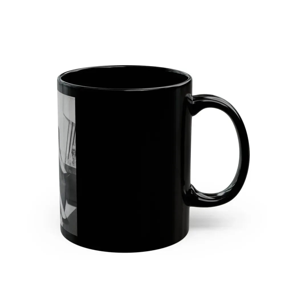 Bettie Page #983 (Vintage Female Icon) Black Coffee Mug - Go Mug Yourself