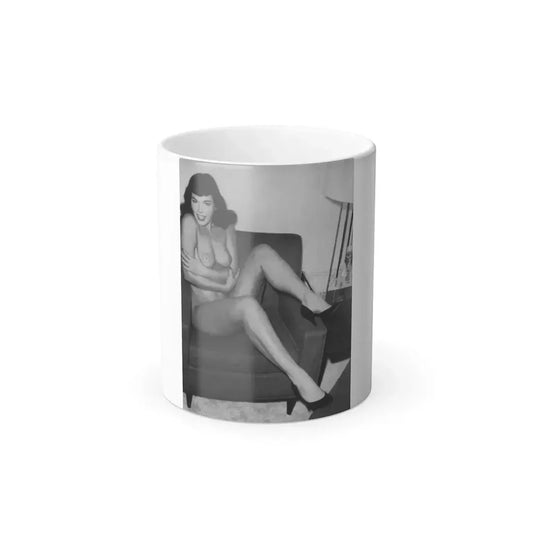 Bettie Page #983 (Vintage Female Icon) Color Changing Mug 11oz 11oz - Go Mug Yourself