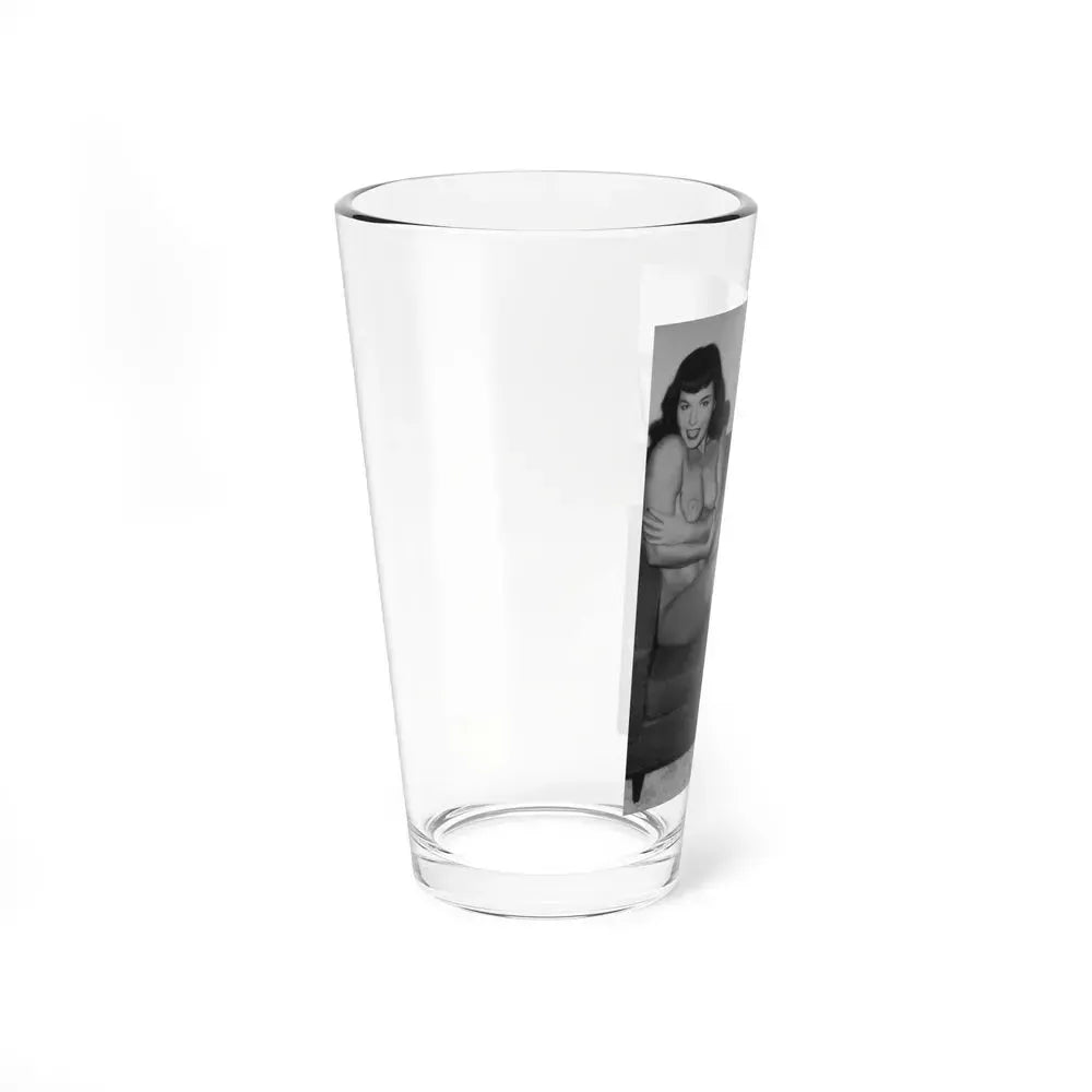 Bettie Page #983 (Vintage Female Icon) Pint Glass 16oz - Go Mug Yourself