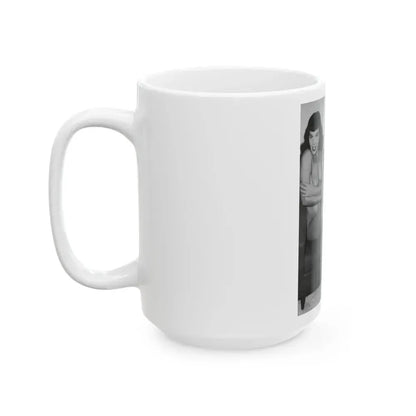 Bettie Page #983 (Vintage Female Icon) White Coffee Mug - Go Mug Yourself