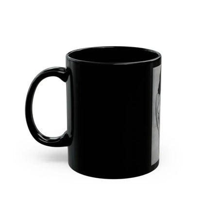 Bettie Page #985 (Vintage Female Icon) Black Coffee Mug - Go Mug Yourself