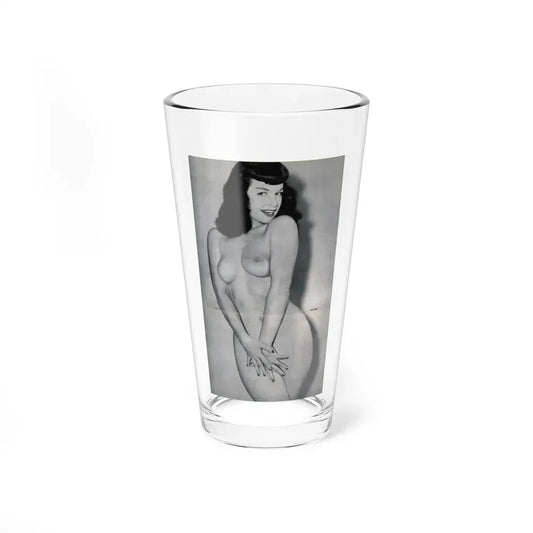 Bettie Page #985 (Vintage Female Icon) Pint Glass 16oz 16oz - Go Mug Yourself