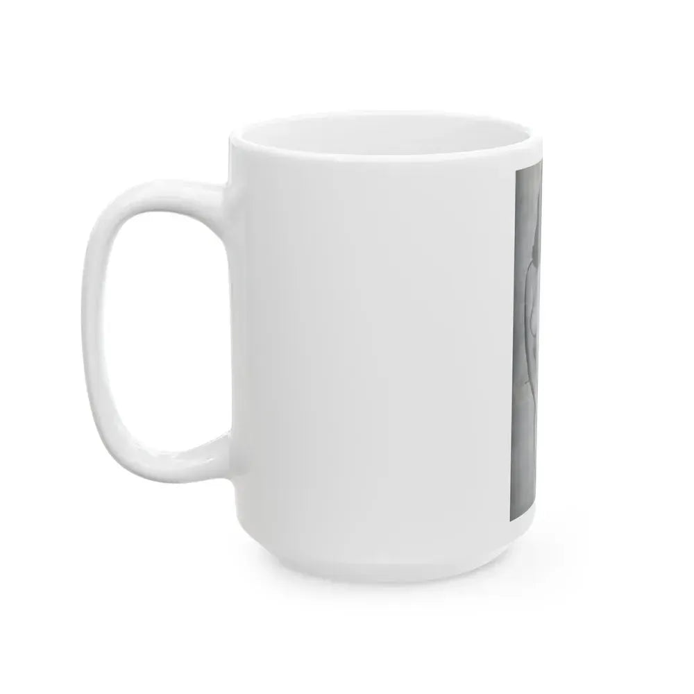 Bettie Page #985 (Vintage Female Icon) White Coffee Mug - Go Mug Yourself