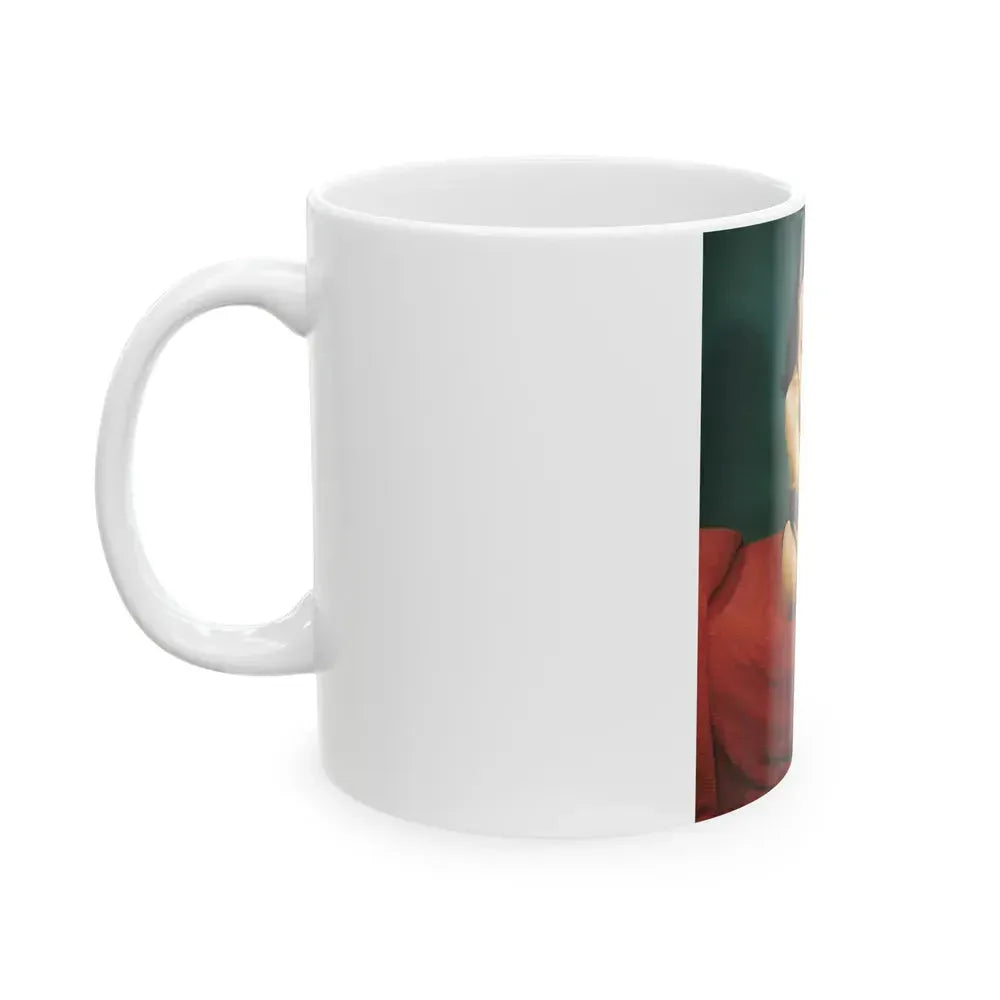 Bettie Page #986 (Vintage Female Icon) White Coffee Mug - Go Mug Yourself