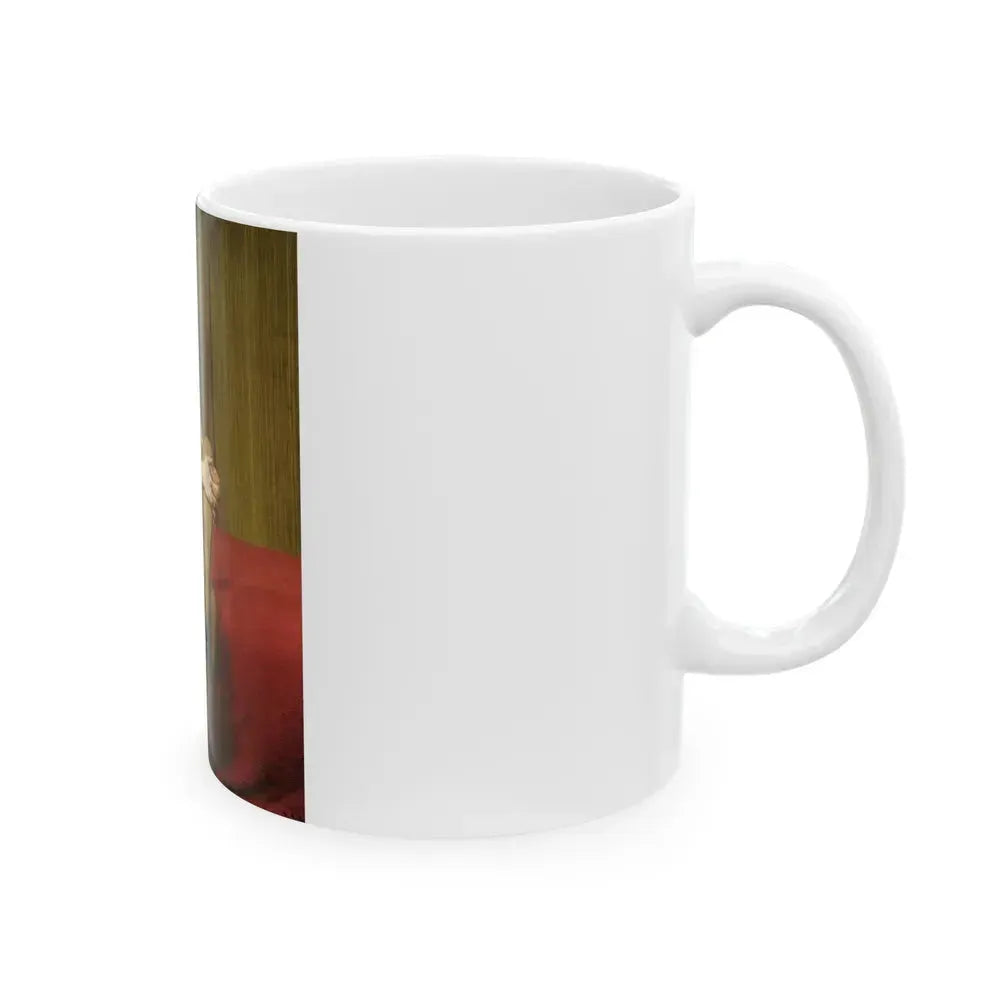 Bettie Page #986 (Vintage Female Icon) White Coffee Mug - Go Mug Yourself