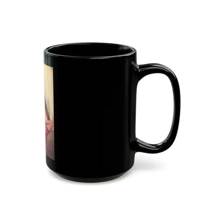 Bettie Page #987 (Vintage Female Icon) Black Coffee Mug - Go Mug Yourself