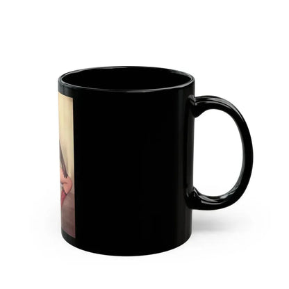 Bettie Page #987 (Vintage Female Icon) Black Coffee Mug - Go Mug Yourself