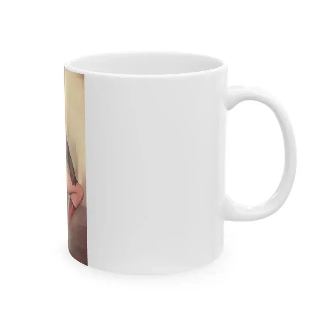 Bettie Page #987 (Vintage Female Icon) White Coffee Mug - Go Mug Yourself