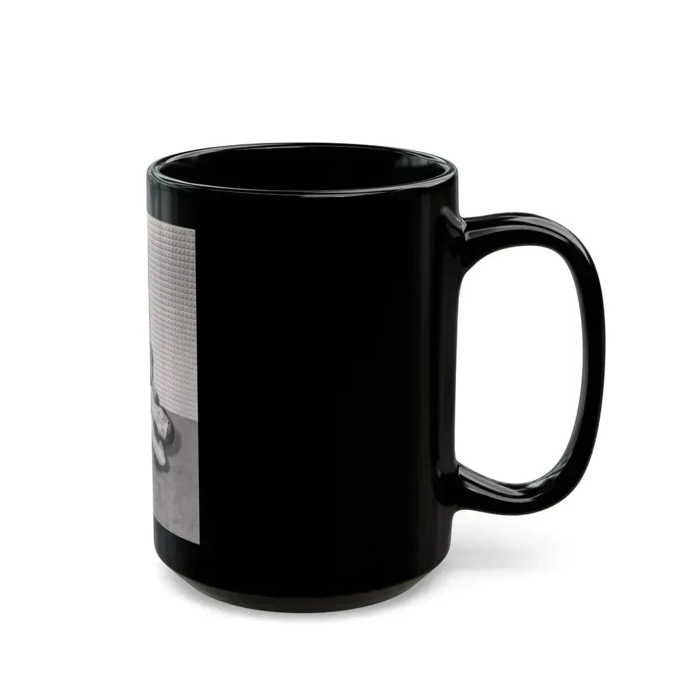 Bettie Page #988 (Vintage Female Icon) Black Coffee Mug - Go Mug Yourself