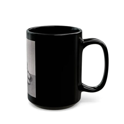 Bettie Page #988 (Vintage Female Icon) Black Coffee Mug - Go Mug Yourself