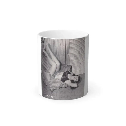 Bettie Page #988 (Vintage Female Icon) Color Changing Mug 11oz 11oz - Go Mug Yourself