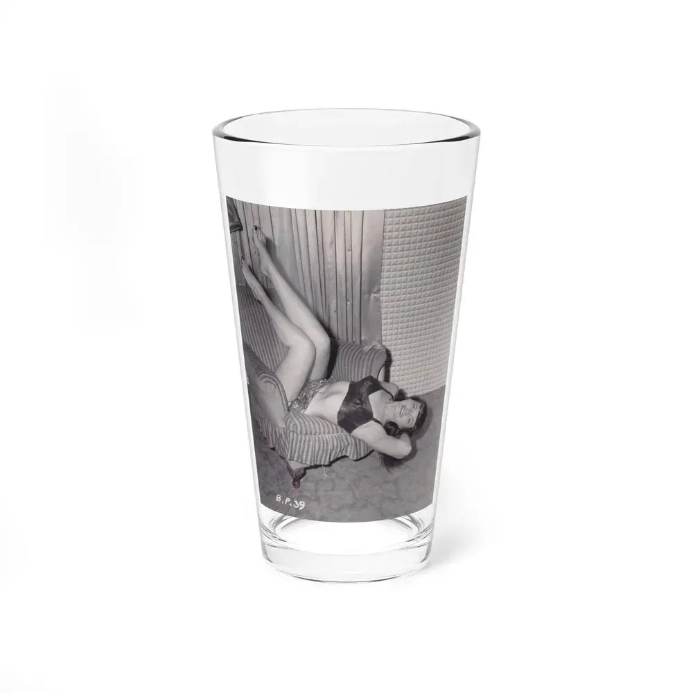 Bettie Page #988 (Vintage Female Icon) Pint Glass 16oz 16oz - Go Mug Yourself