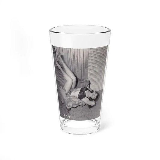 Bettie Page #988 (Vintage Female Icon) Pint Glass 16oz 16oz - Go Mug Yourself