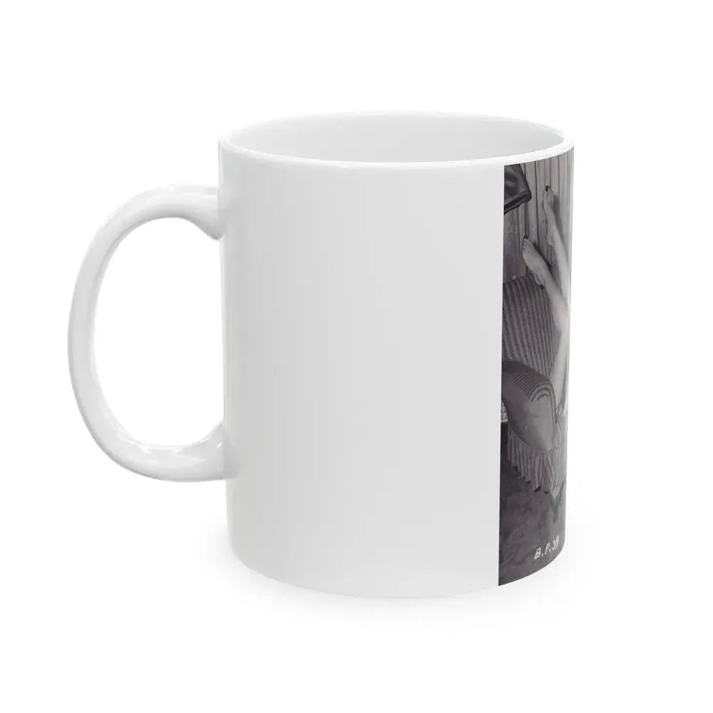 Bettie Page #988 (Vintage Female Icon) White Coffee Mug - Go Mug Yourself