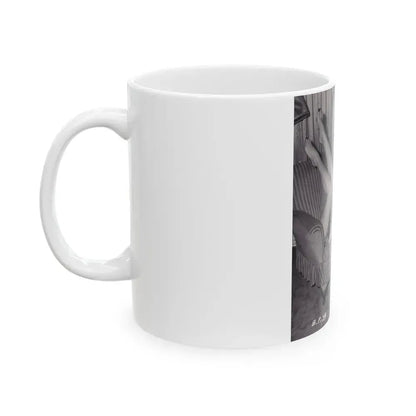 Bettie Page #988 (Vintage Female Icon) White Coffee Mug - Go Mug Yourself