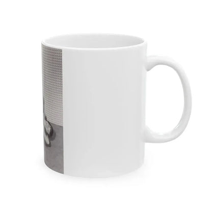 Bettie Page #988 (Vintage Female Icon) White Coffee Mug - Go Mug Yourself