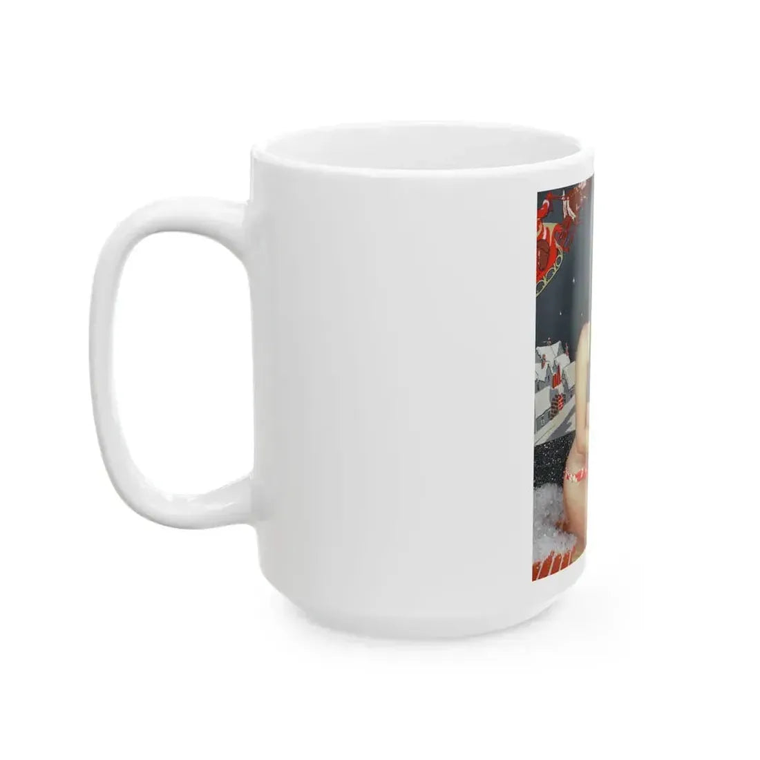 Bettie Page #99 (Vintage Female Icon) White Coffee Mug - Go Mug Yourself