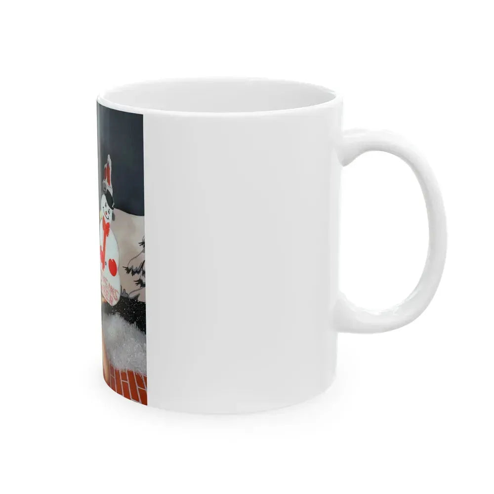 Bettie Page #99 (Vintage Female Icon) White Coffee Mug - Go Mug Yourself