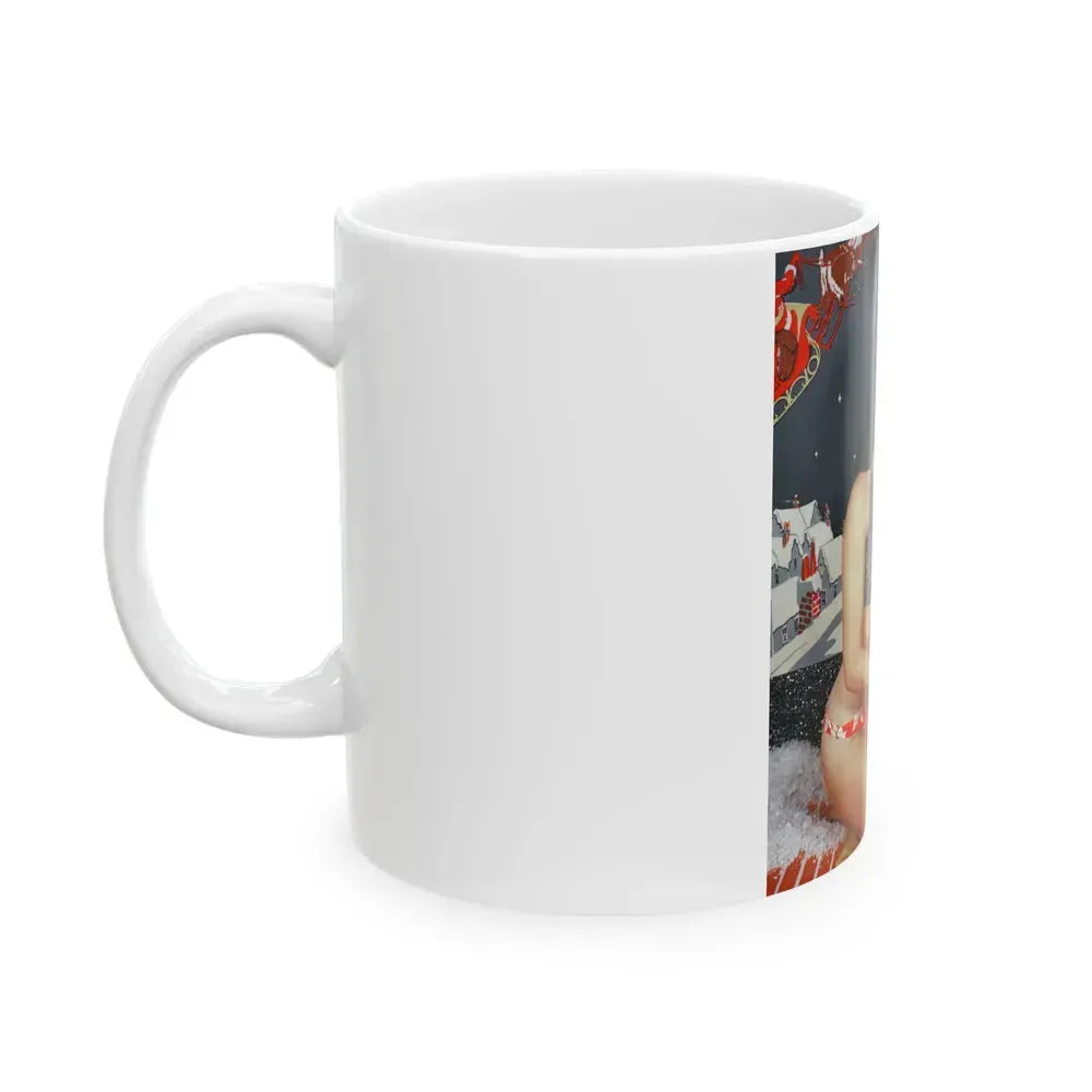 Bettie Page #99 (Vintage Female Icon) White Coffee Mug - Go Mug Yourself