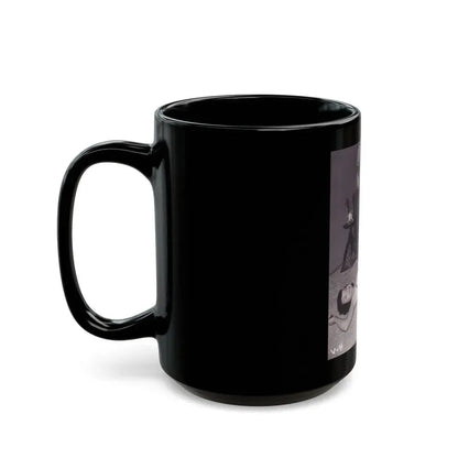 Bettie Page #990 (Vintage Female Icon) Black Coffee Mug - Go Mug Yourself