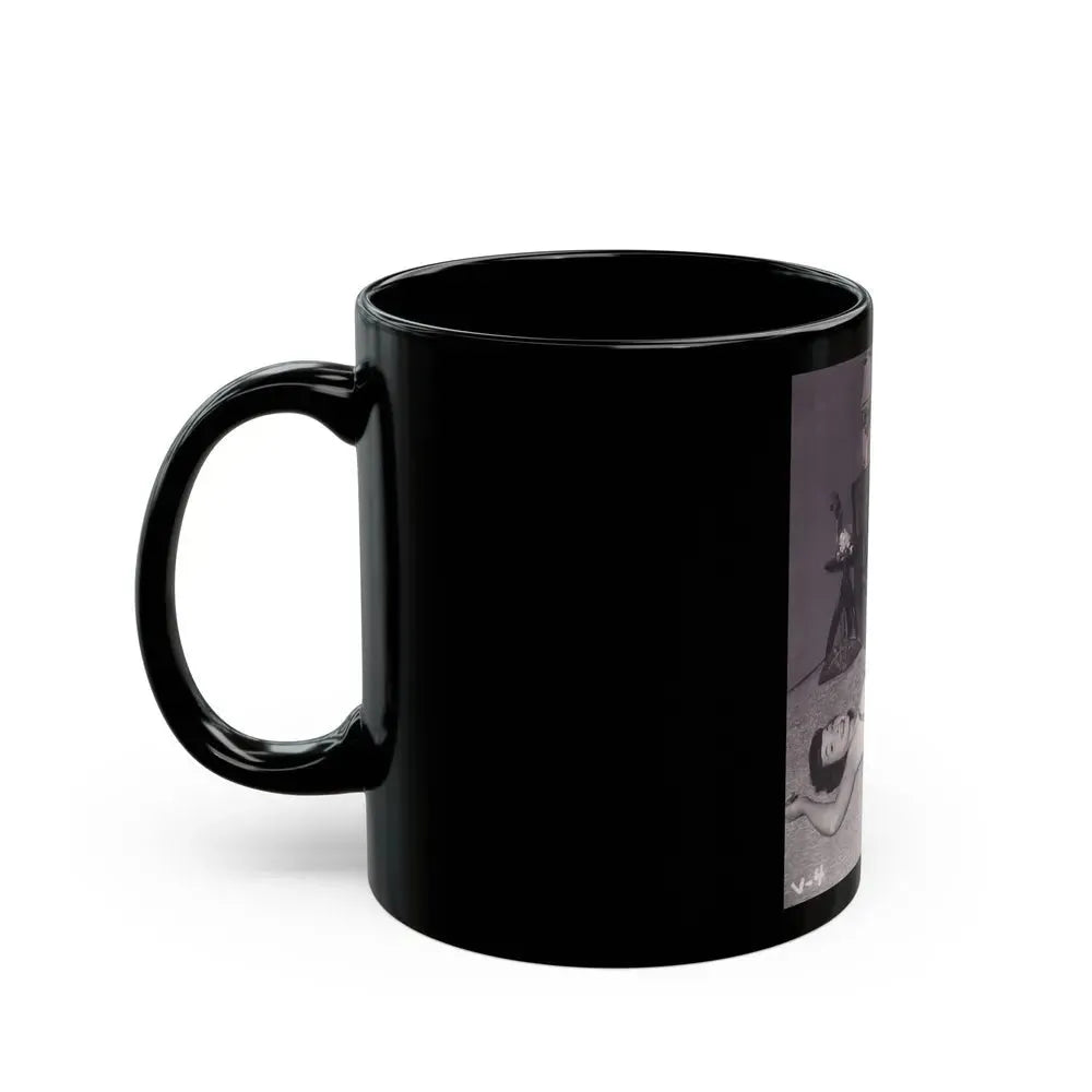 Bettie Page #990 (Vintage Female Icon) Black Coffee Mug - Go Mug Yourself