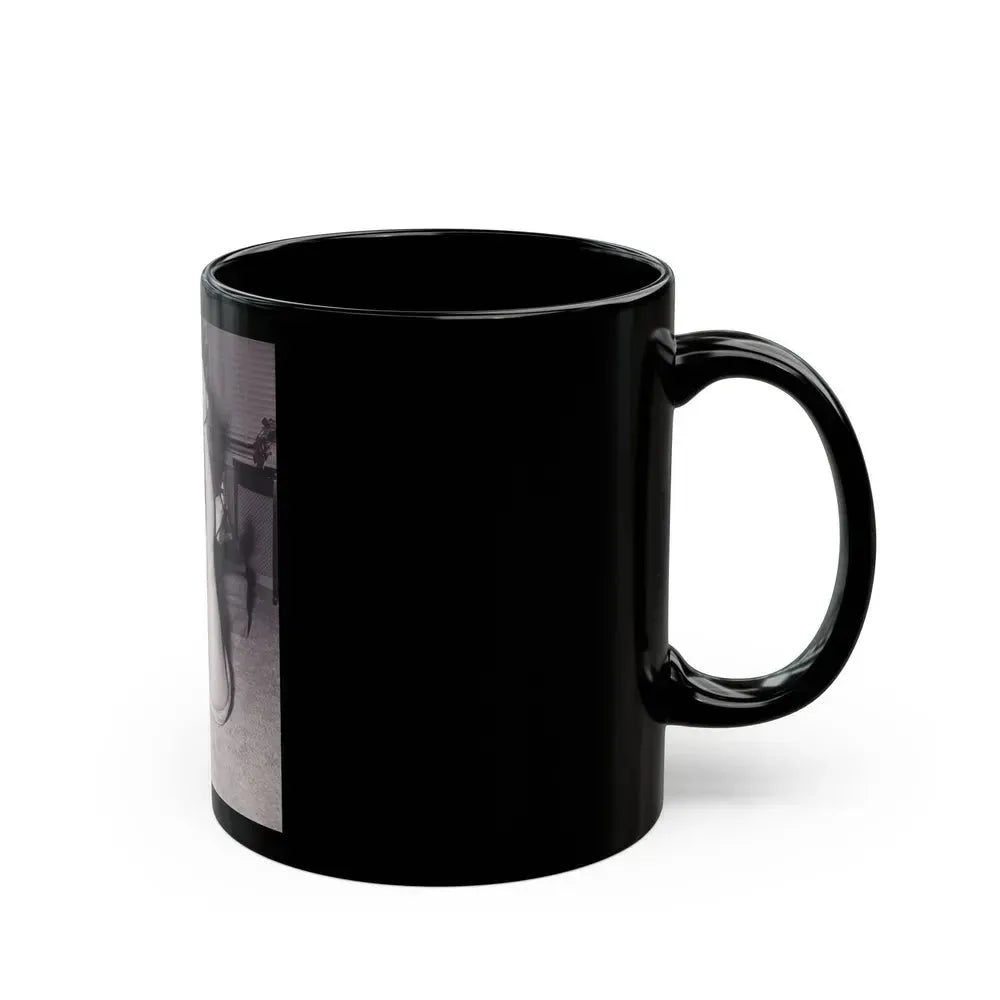 Bettie Page #990 (Vintage Female Icon) Black Coffee Mug - Go Mug Yourself