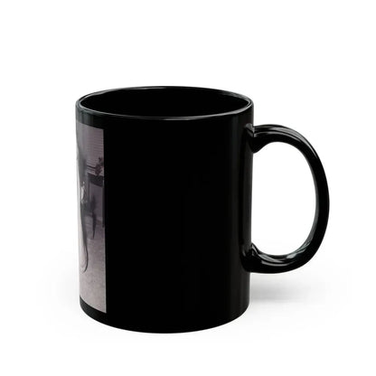 Bettie Page #990 (Vintage Female Icon) Black Coffee Mug - Go Mug Yourself