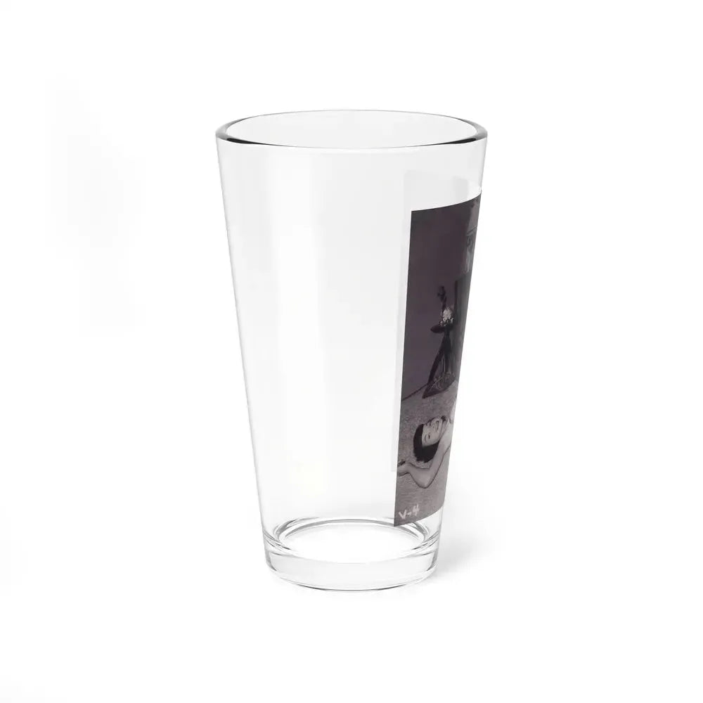 Bettie Page #990 (Vintage Female Icon) Pint Glass 16oz - Go Mug Yourself