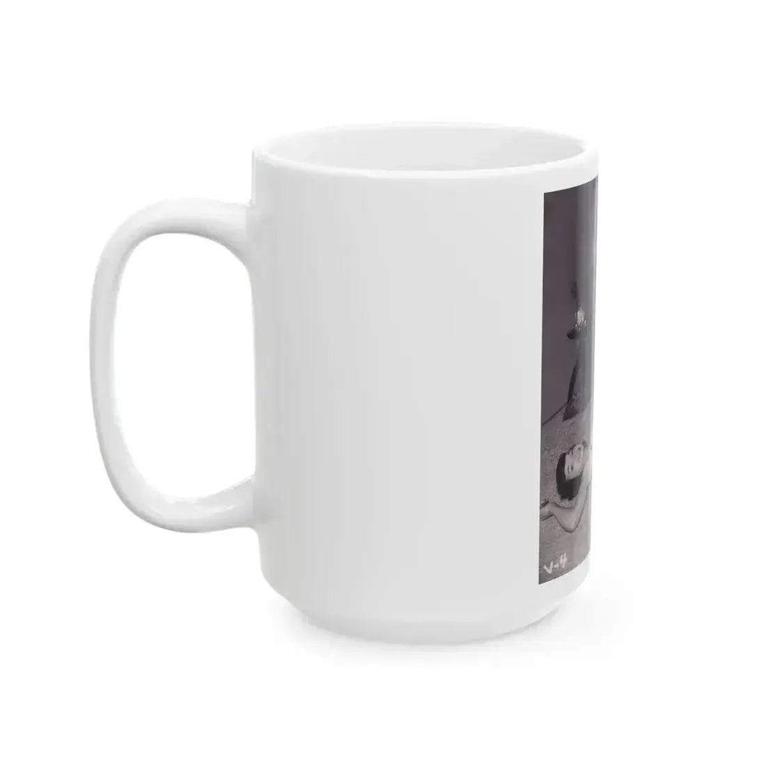 Bettie Page #990 (Vintage Female Icon) White Coffee Mug - Go Mug Yourself