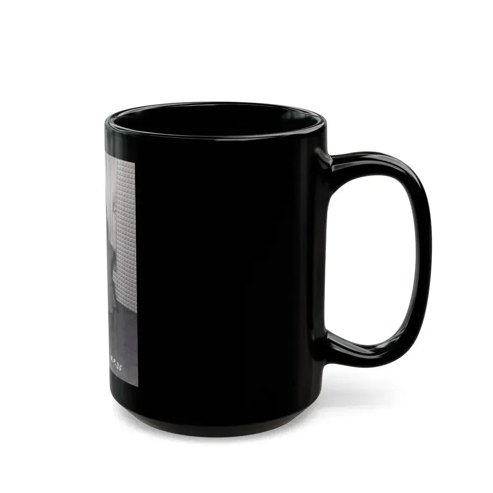 Bettie Page #991 (Vintage Female Icon) Black Coffee Mug - Go Mug Yourself