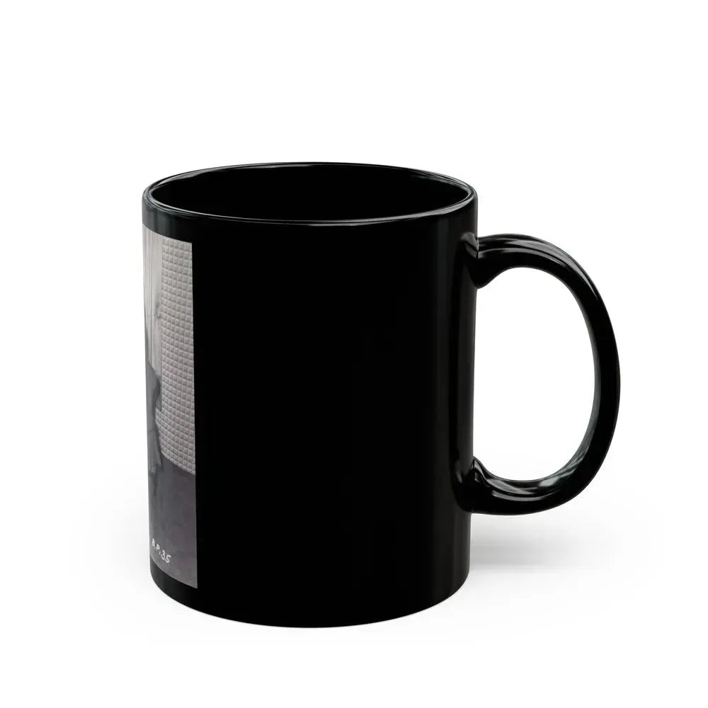 Bettie Page #991 (Vintage Female Icon) Black Coffee Mug - Go Mug Yourself