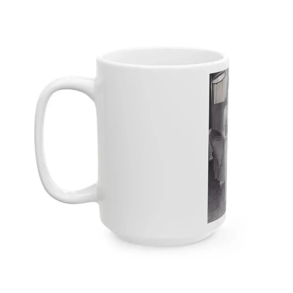 Bettie Page #991 (Vintage Female Icon) White Coffee Mug - Go Mug Yourself