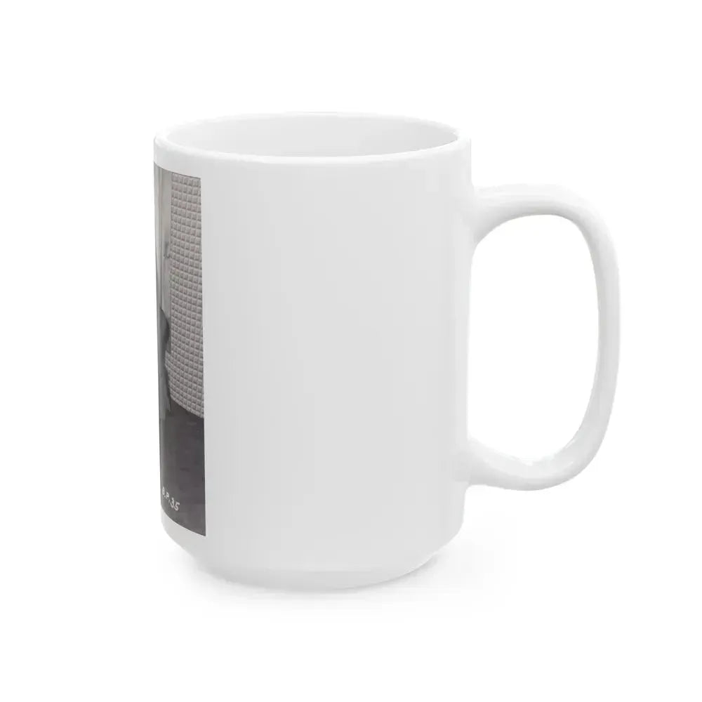 Bettie Page #991 (Vintage Female Icon) White Coffee Mug - Go Mug Yourself