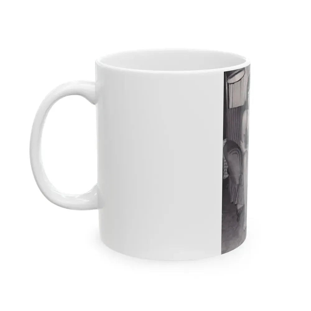 Bettie Page #991 (Vintage Female Icon) White Coffee Mug - Go Mug Yourself