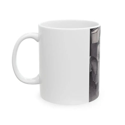 Bettie Page #991 (Vintage Female Icon) White Coffee Mug - Go Mug Yourself