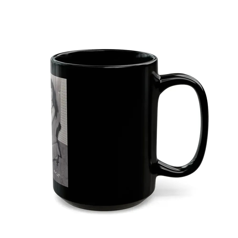 Bettie Page #992 (Vintage Female Icon) Black Coffee Mug - Go Mug Yourself