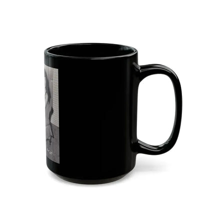 Bettie Page #992 (Vintage Female Icon) Black Coffee Mug - Go Mug Yourself