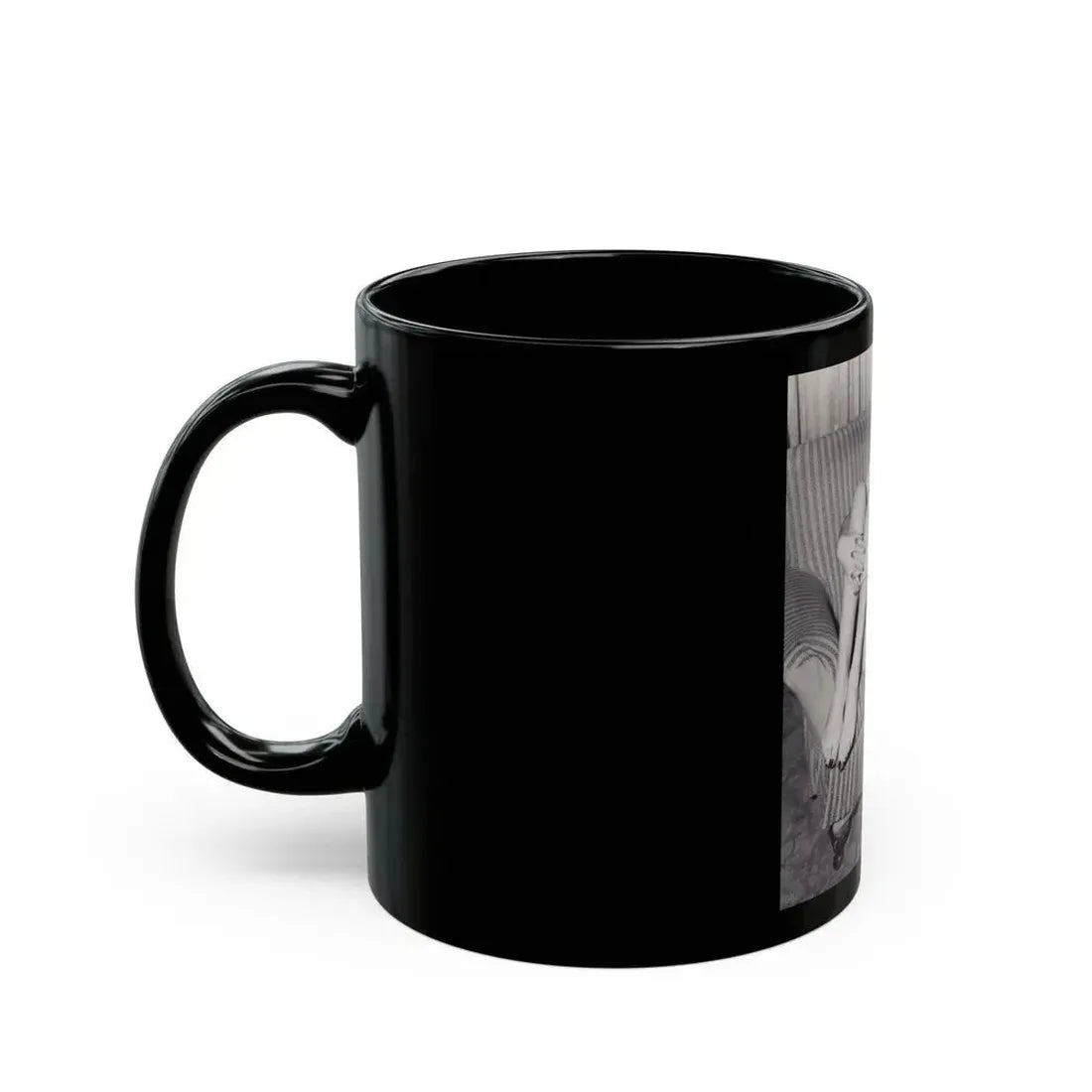 Bettie Page #992 (Vintage Female Icon) Black Coffee Mug - Go Mug Yourself