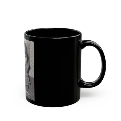 Bettie Page #992 (Vintage Female Icon) Black Coffee Mug - Go Mug Yourself