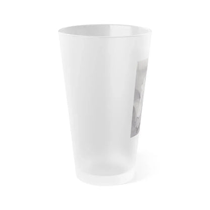 Bettie Page #992 (Vintage Female Icon) Frosted Pint Glass 16oz - Go Mug Yourself