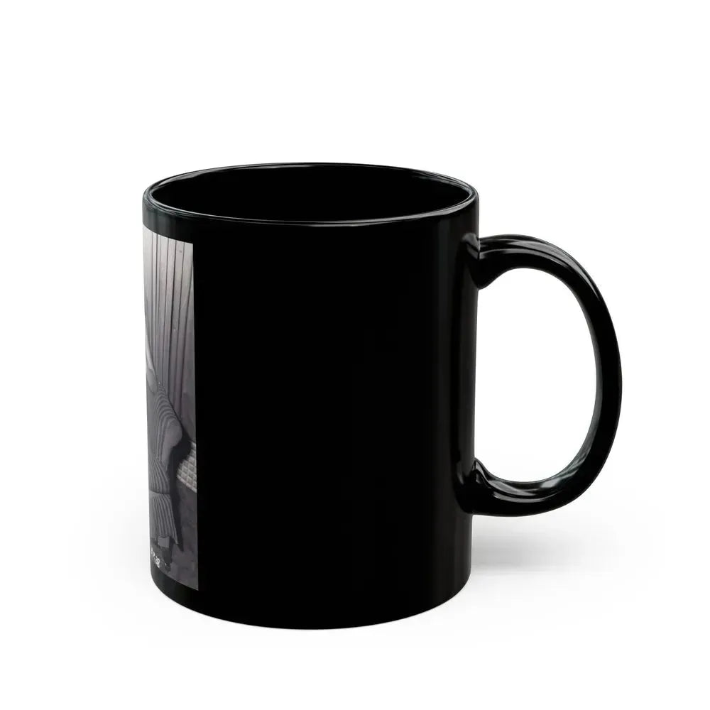 Bettie Page #993 (Vintage Female Icon) Black Coffee Mug - Go Mug Yourself