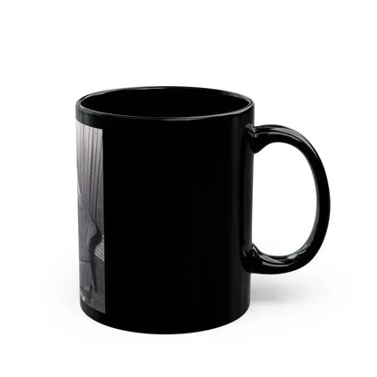 Bettie Page #993 (Vintage Female Icon) Black Coffee Mug - Go Mug Yourself