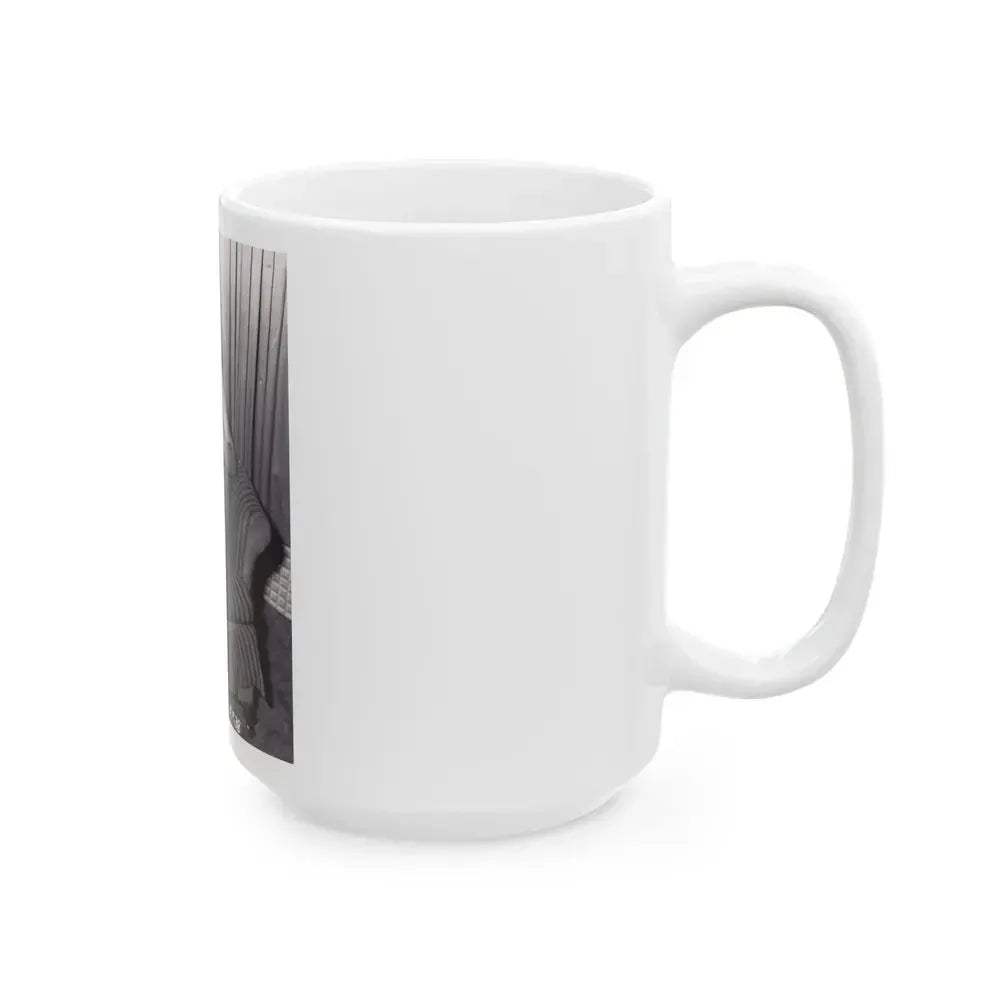 Bettie Page #993 (Vintage Female Icon) White Coffee Mug - Go Mug Yourself