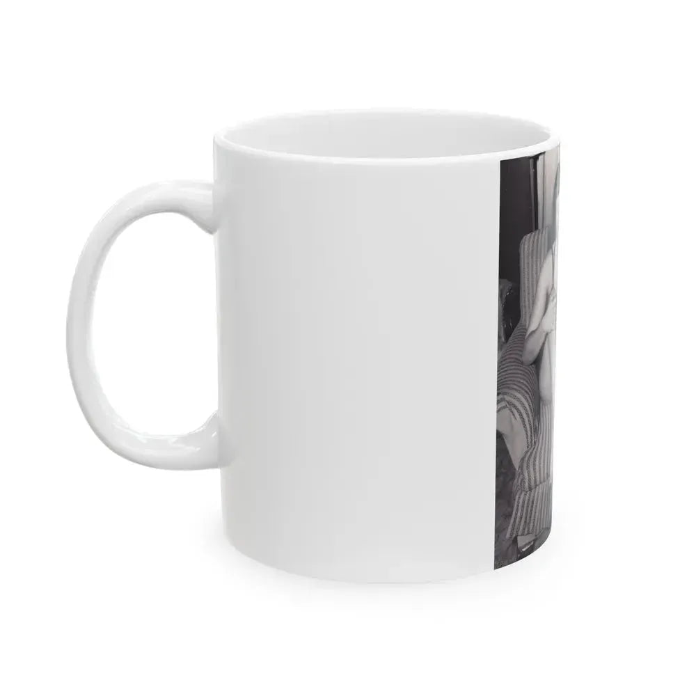 Bettie Page #993 (Vintage Female Icon) White Coffee Mug - Go Mug Yourself