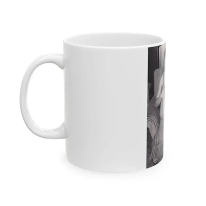 Bettie Page #993 (Vintage Female Icon) White Coffee Mug - Go Mug Yourself