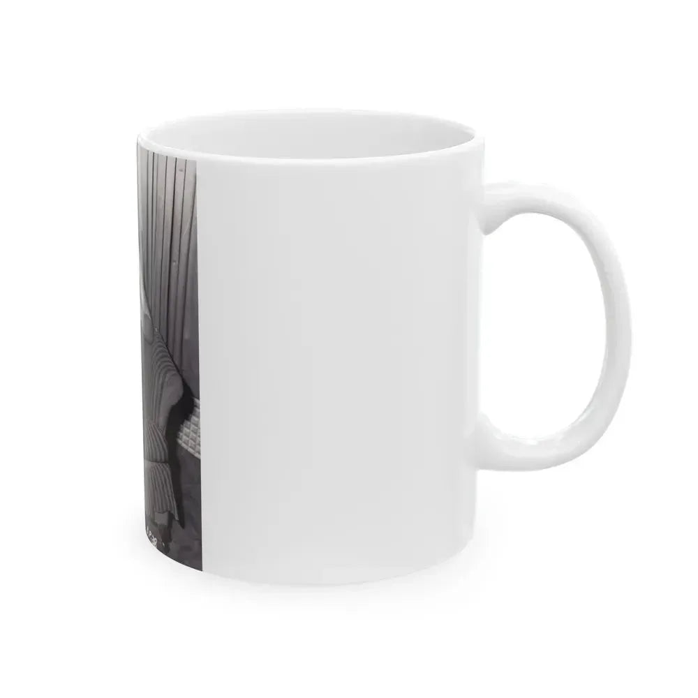 Bettie Page #993 (Vintage Female Icon) White Coffee Mug - Go Mug Yourself
