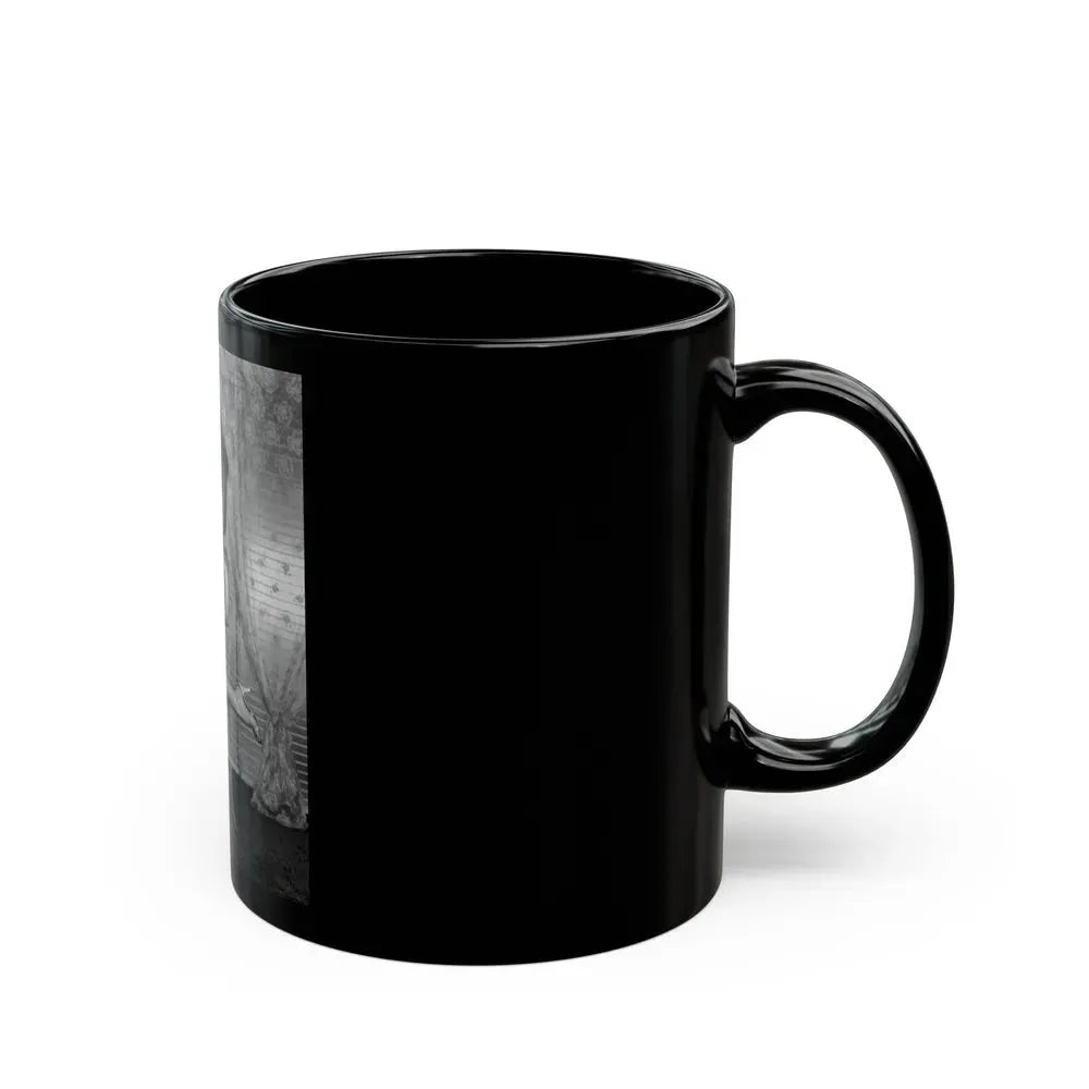Bettie Page #995 (Vintage Female Icon) Black Coffee Mug - Go Mug Yourself