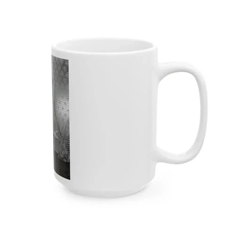 Bettie Page #995 (Vintage Female Icon) White Coffee Mug - Go Mug Yourself